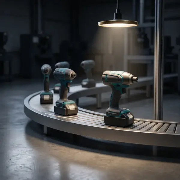 Identical finished tools on a short production line