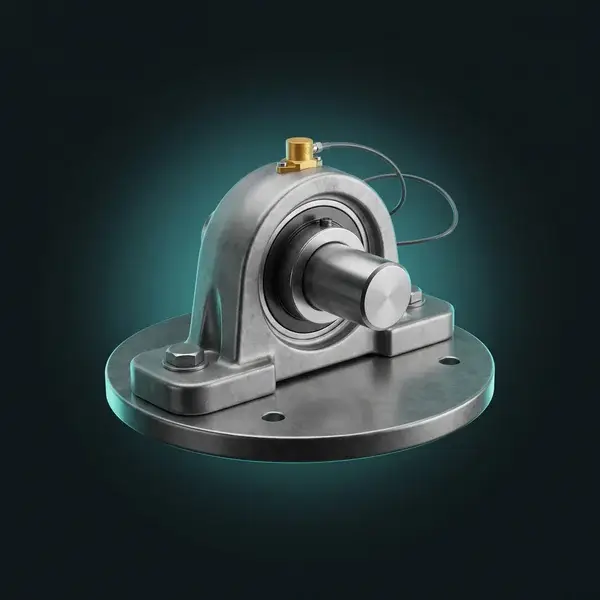 Bearing housing with a thicker fillet on a vibration test plate with a gold sensor: research and development proven in test